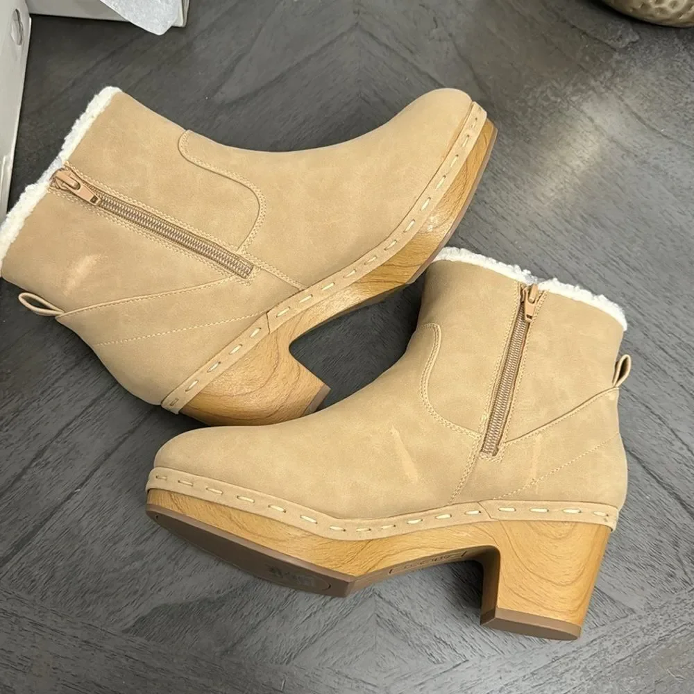 Style & Co. Womens Townaa Winter Faux Fur Ankle Boots